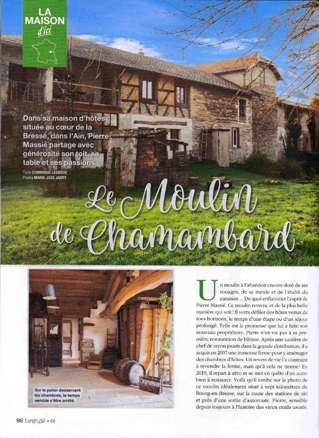Hotel Le Moulin de Chamambard à Saint-Denis-les-Bourg Extérieur photo